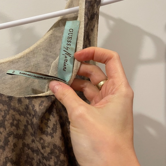 Guess by Marciano Bodycon Mini Dress with Neckline Beading Details, XS - Picture 3 of 3